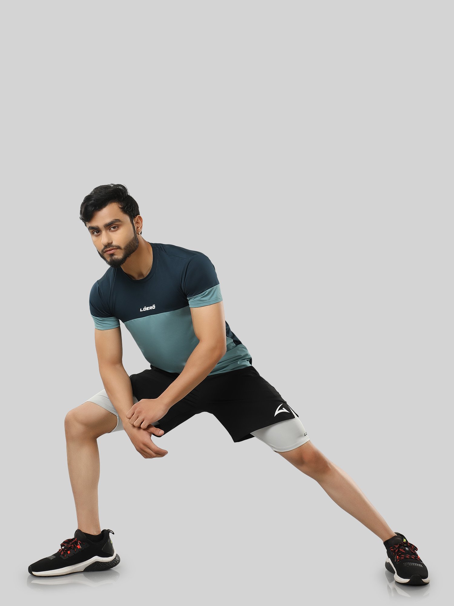 Dual color pista Tshirt