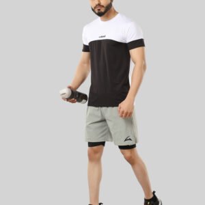 Dual Color Black and White Tshirt