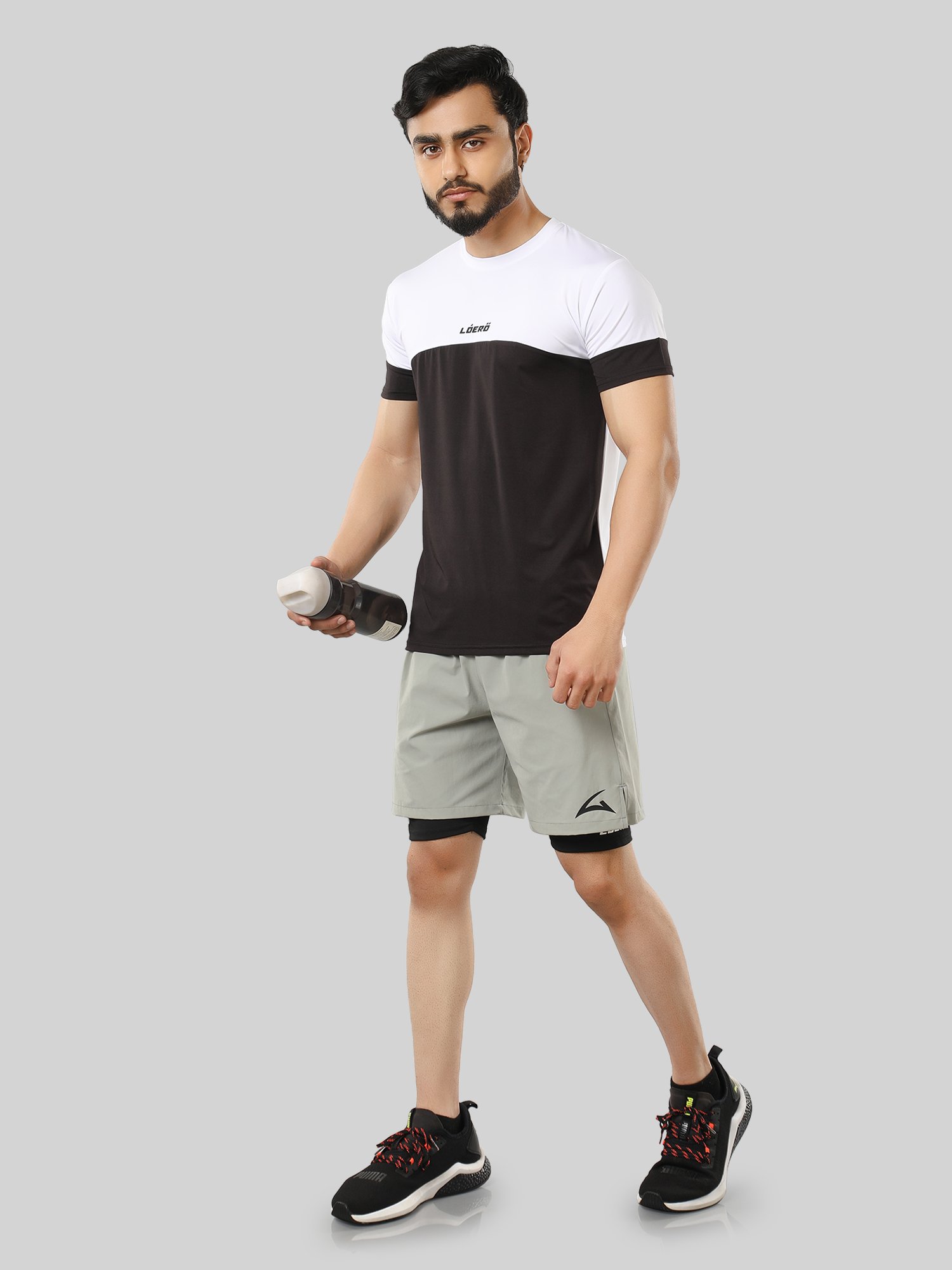 Dual Color Black and White Tshirt